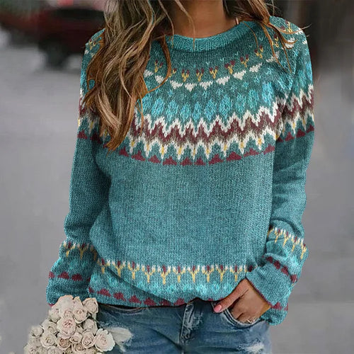 Peyton | Comfortable Retro Wave Sweatshirt